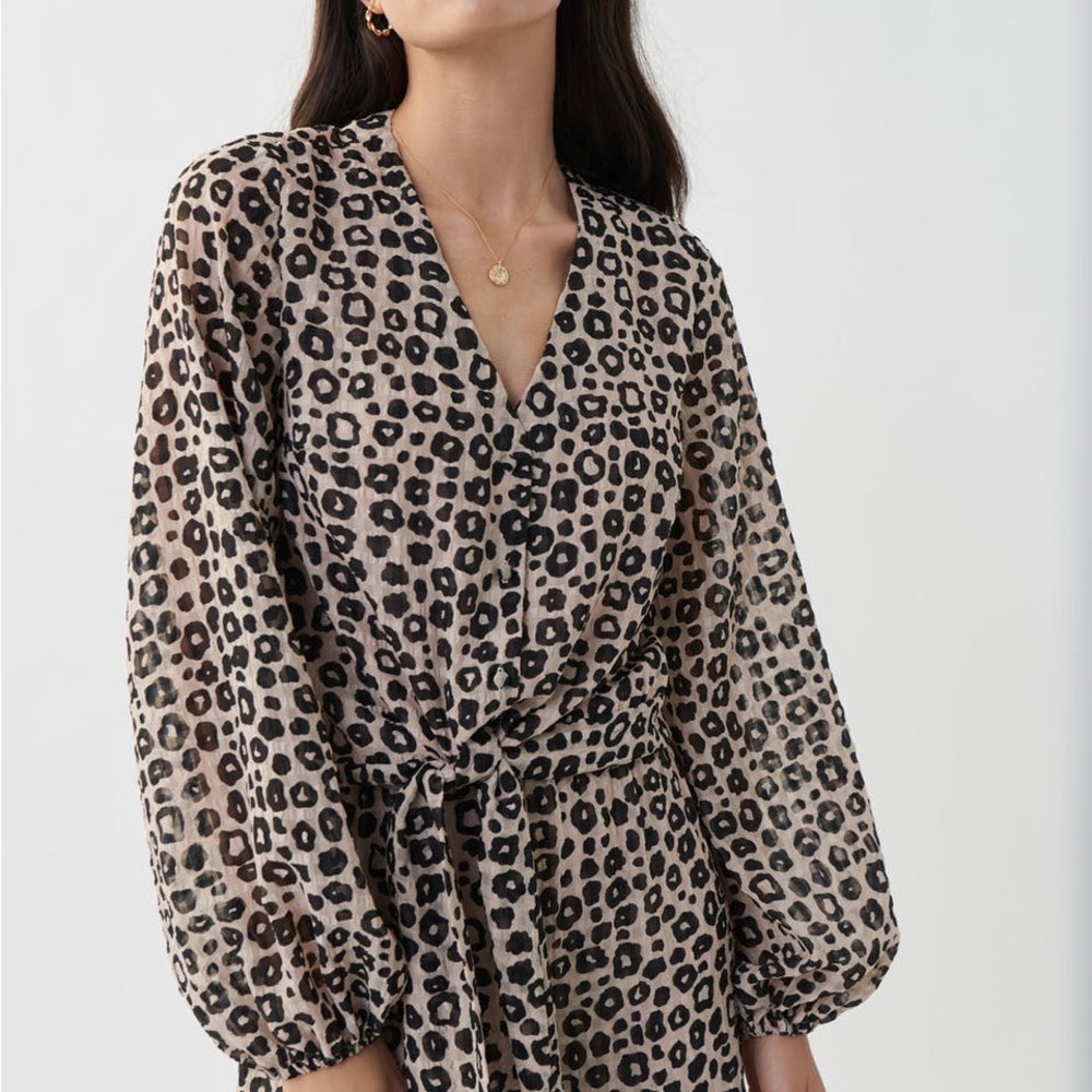 Joseph Ribkoff Leopard Print Blouse